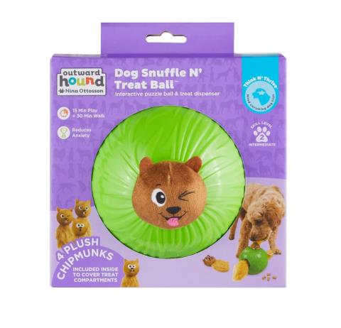  Dog Snuffle N' Treat Ball 16,5 x 16,5 cm