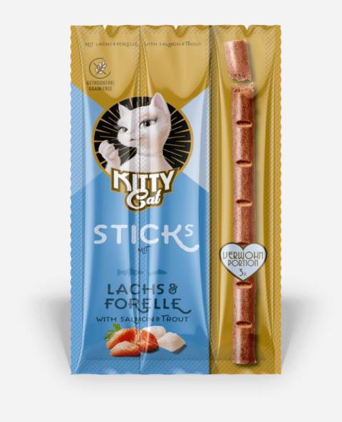 Sticks Lachs & Forelle 15g Packung