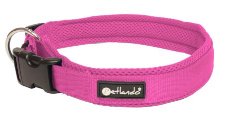 Mesh Halsband Fuchsia Gr. L