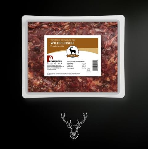 Wildfleisch 500g Packung