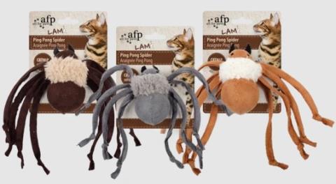 Lambswool-Ping Pong Spider 12,5 cm