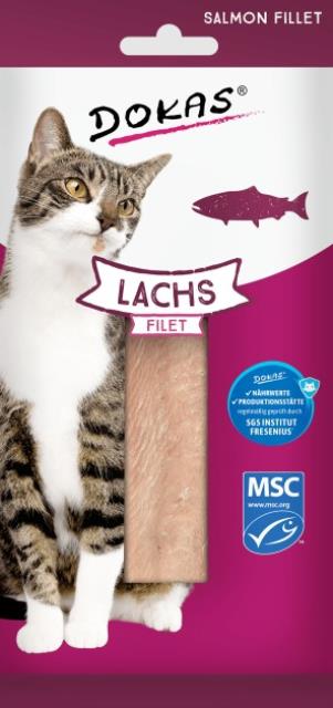  Cat Snack  delikates Lachsfilet 22g Packung