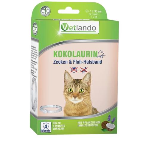 Kokolaurin Anti-Zecken & Floh-Halsband Katze Gr. XS