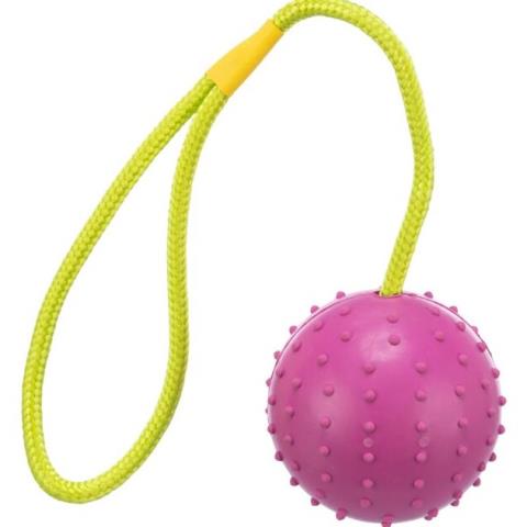 Details zu Ball am Seil Lime/Pink ø 7/30 cm