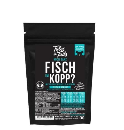 Trockenfutter - Fisch im Kopp  100g Packung