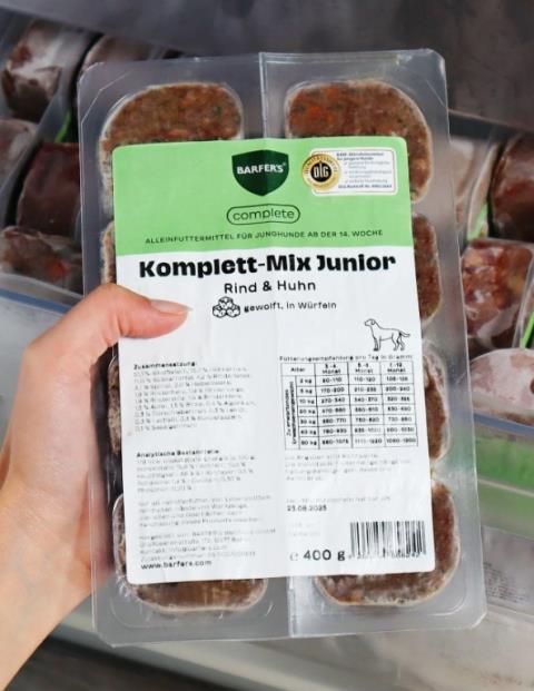 Komplett-Mix Junior Rind & Huhn Würfel 8x50g Packung