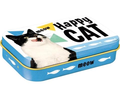 Leckerli-Dose Happy Cat  9,5 x 6 x 2 cm