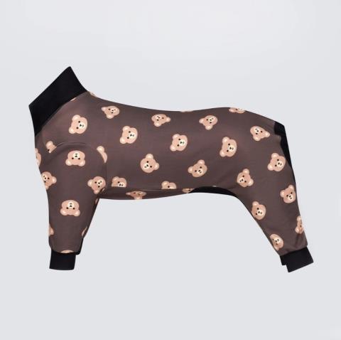 Hunde-Pyjama Bär Braun Gr. 3XL