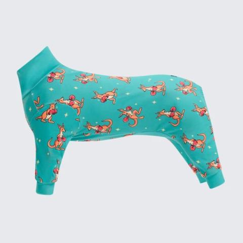 Hunde-Pyjama boxendes Känguru Gr. 4XL