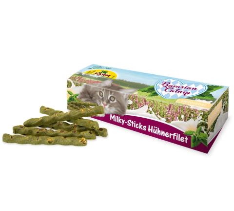 Bavarian Catnip Milky-Sticks Hühnerfilet 35g Packung