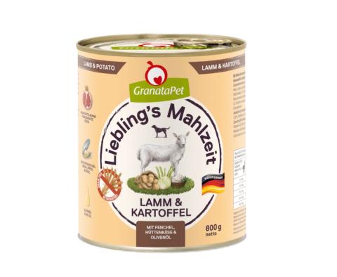 Lieblings Mahlzeit Lamm & Kartoffel 800g Dose