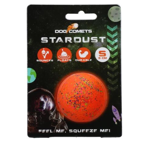 Dog Comets Ball Stardust Gr. S Orange