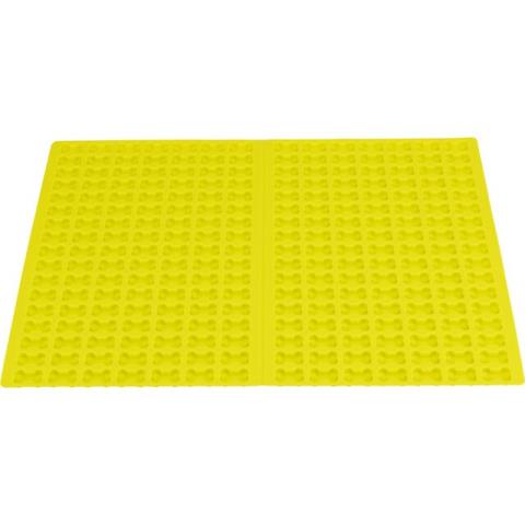 Backmatte mit Knochen, Silikon Gelb