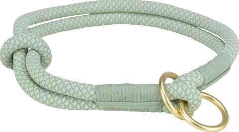 Soft Rope Zug-Stopp-Halsband Salbei/Mint Gr. S-M - 40cm