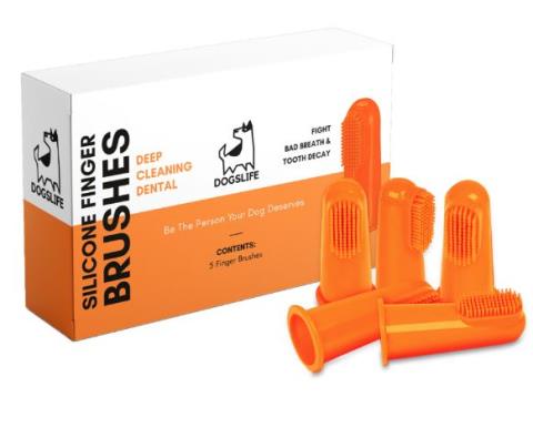 Silicone Finger brush 5 Stück je Packung