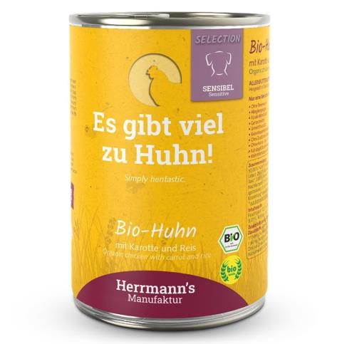 Selection Bio Es gibt viel zu Huhn 400g Dose