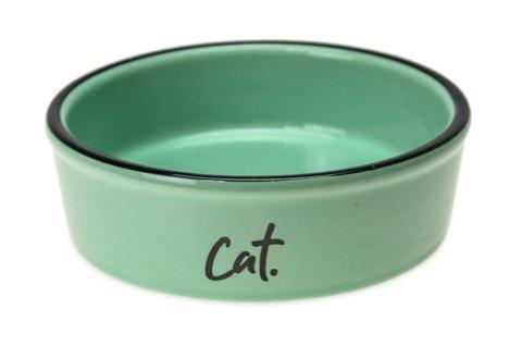 Keramik Katzennapf Grün 200ml