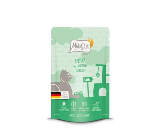 Insekt mit saftigem Hühnchen 125g Pouch