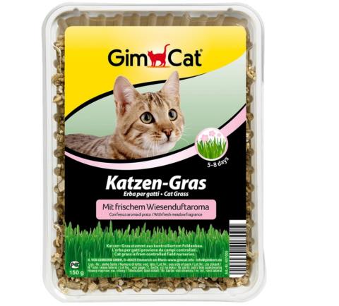 Katzen Gras mit Wiesenduft 150g Packung