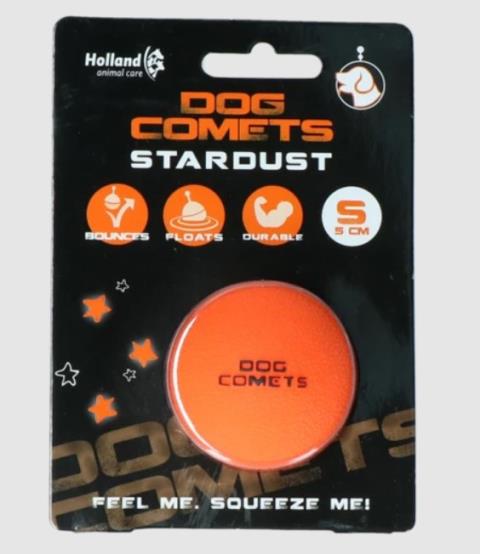 Dog Comets Ball Stardust Gr. S Orange