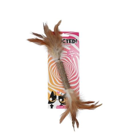 Addicted Stick mit Caterpillar & Feder 24cm