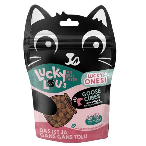 Lucky Ones Cubes Huhn & Gans 80g Packung