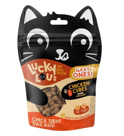 Lucky Ones Cubes Huhn 80g Packung