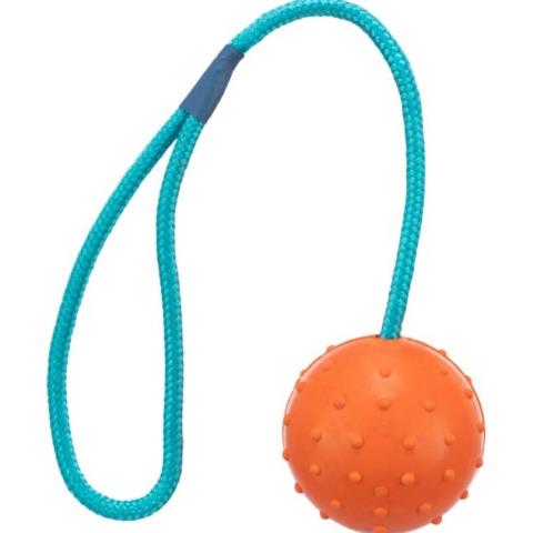 Ball am Seil Petrol/Orange ø 6/30 cm