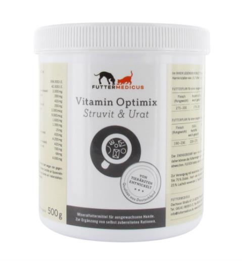 Vitamin Optimix Struvit 500g Dose