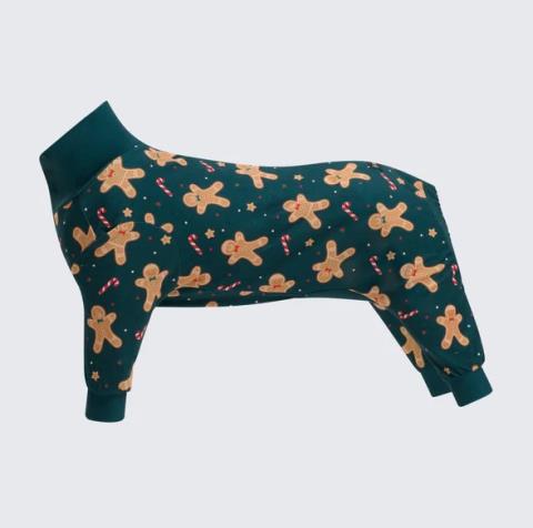  Hunde-Pyjama Lebkuchenmann Gr. 4XL