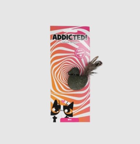 Addicted Vogel mit Feder ca. 6cm