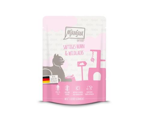 Saftiges Huhn & Wildlachs 125g Pouch