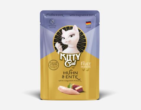 Filet in Paté Huhn & Ente 85g Pouch