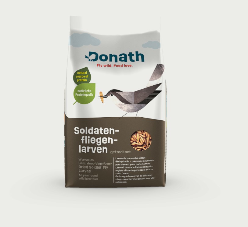 Soldatenfliegenlarven getrocknet 250g Packung