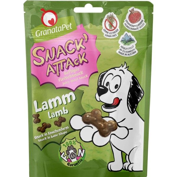 Snack Attack Lamm 100g Packung