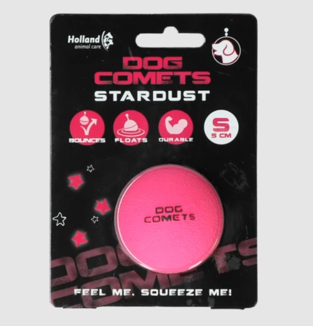Dog Comets Ball Stardust Gr. S Pink