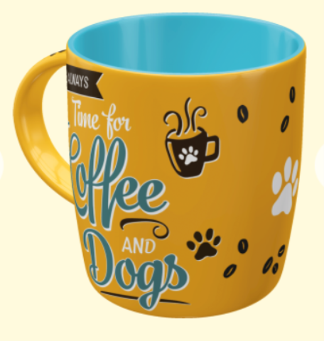 Coffee and Dogs Tasse 8,50 x 8,50 x 9 cm 