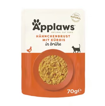 Hühnerbrust mit Kürbis 70g Pouch