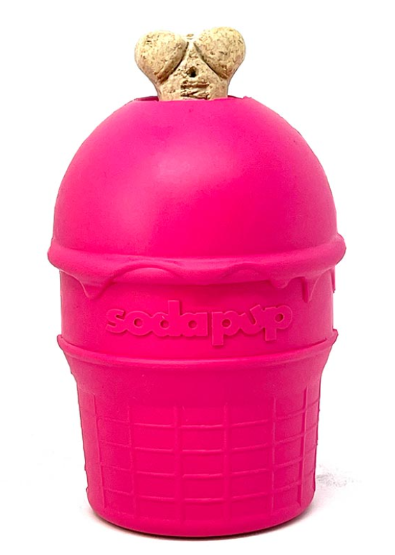 Ice Cream Cone Pink Mittlere Eistüte