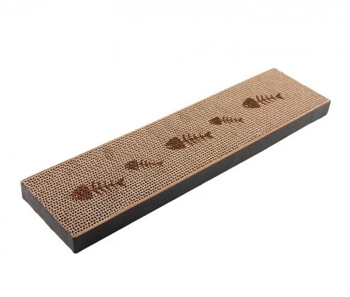 Cardboard Scratcher mit Catnip 44 x 11 cm
