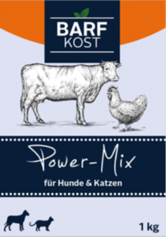Barf-Kost, Power-Mix 1000g Beutel