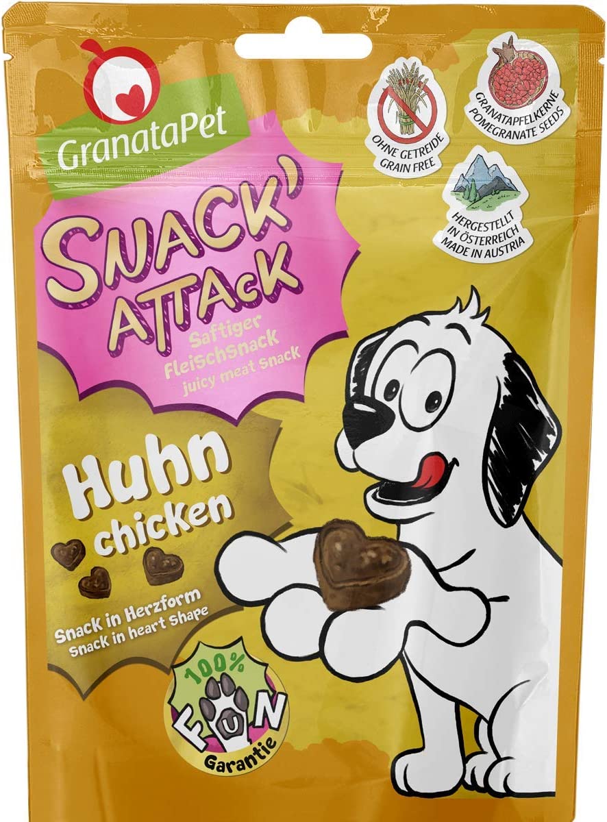 Snack Attack Huhn 100g Packung