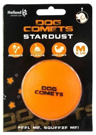 Dog Comets Ball Stardust Gr. M - Orange