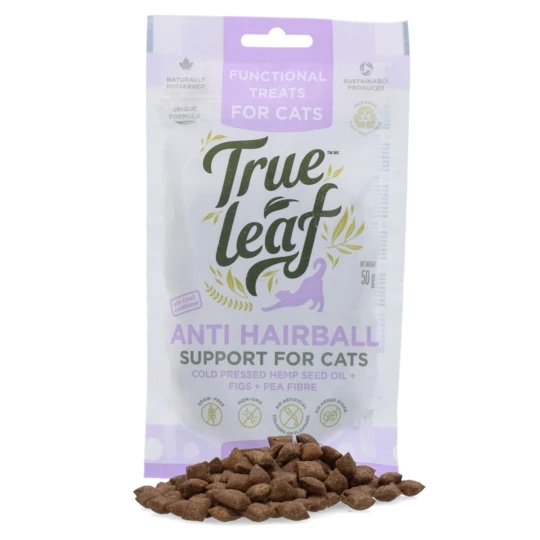 True Leaf Cat Anti Hairball 50g Packung