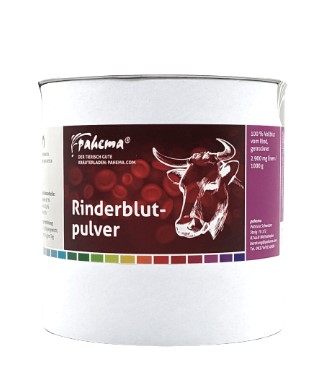 Rinderblutpulver 250g Packung