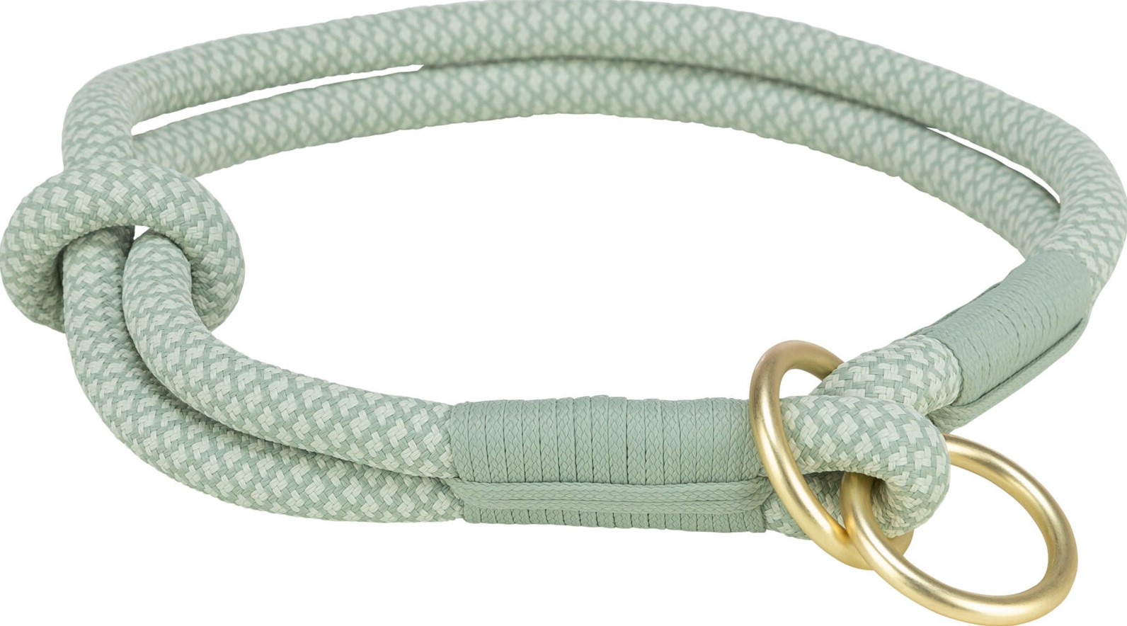 Soft Rope Zug-Stopp-Halsband Salbei/Mint Gr. L - 50cm