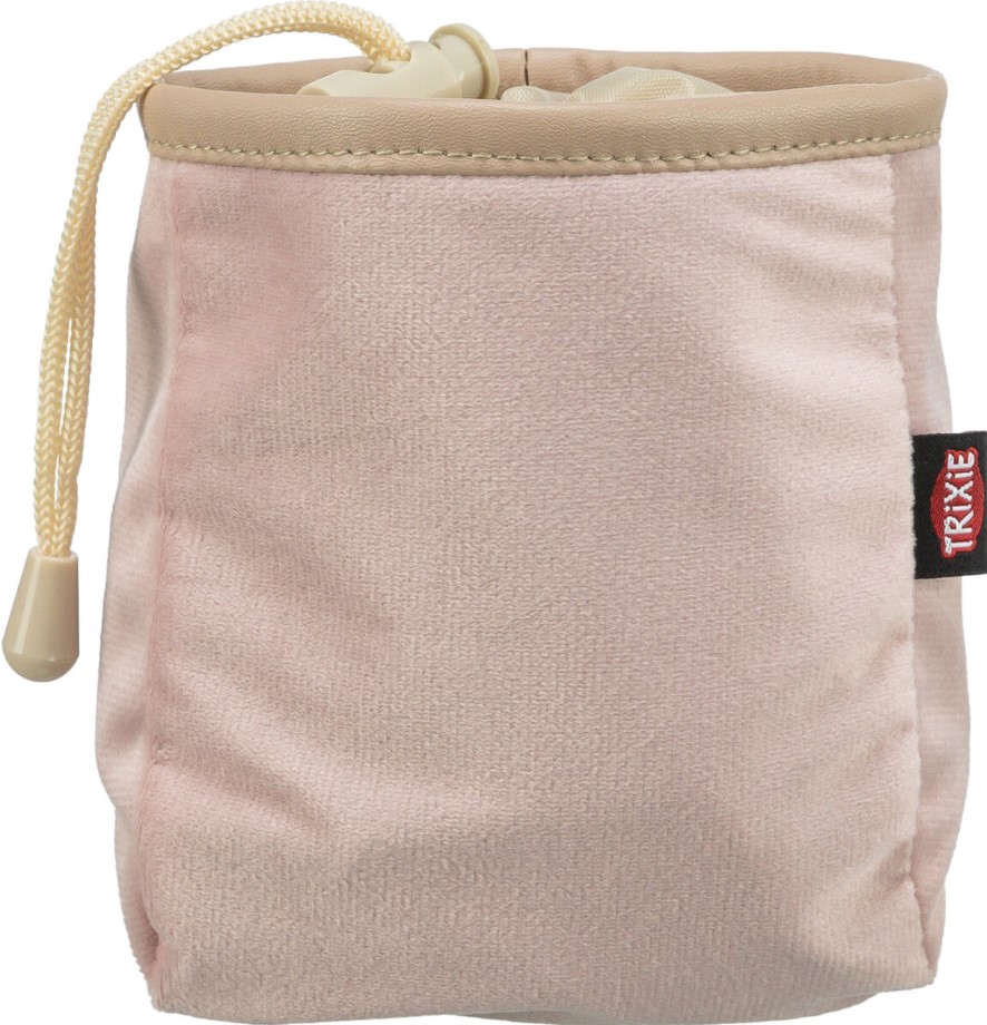 Snack-Tasche Velours am Clipstrip ø 9 × 14 cm