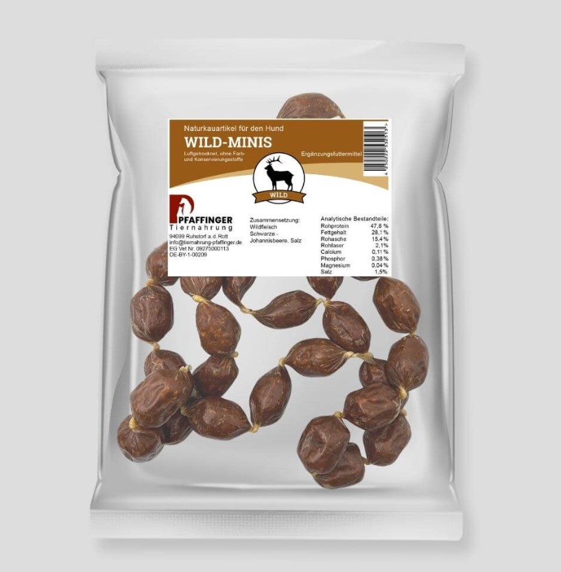 Wildminis Würstl 100g Packung