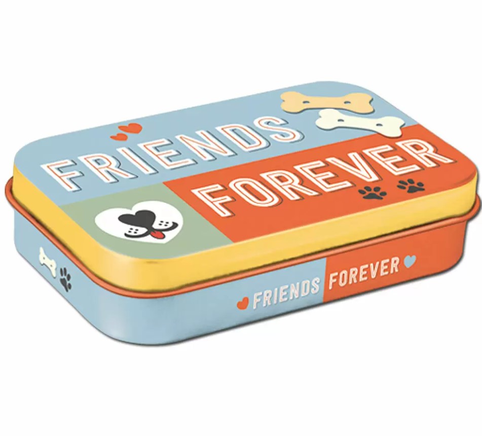 Leckerli-Dose Friends forever 9,5 x 6 x 2 cm