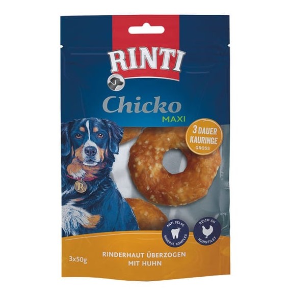 Chicko Dauer-Kauringe mit Huhn Maxi - 3x50g  Packung